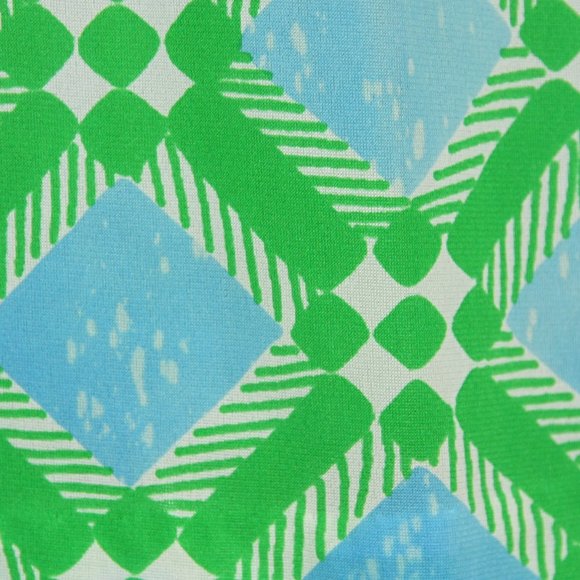 Vintage Collectors Anne Fogarty Checkered Long Sleeve Sheath Dress S M 1970s - Picture 5 of 12